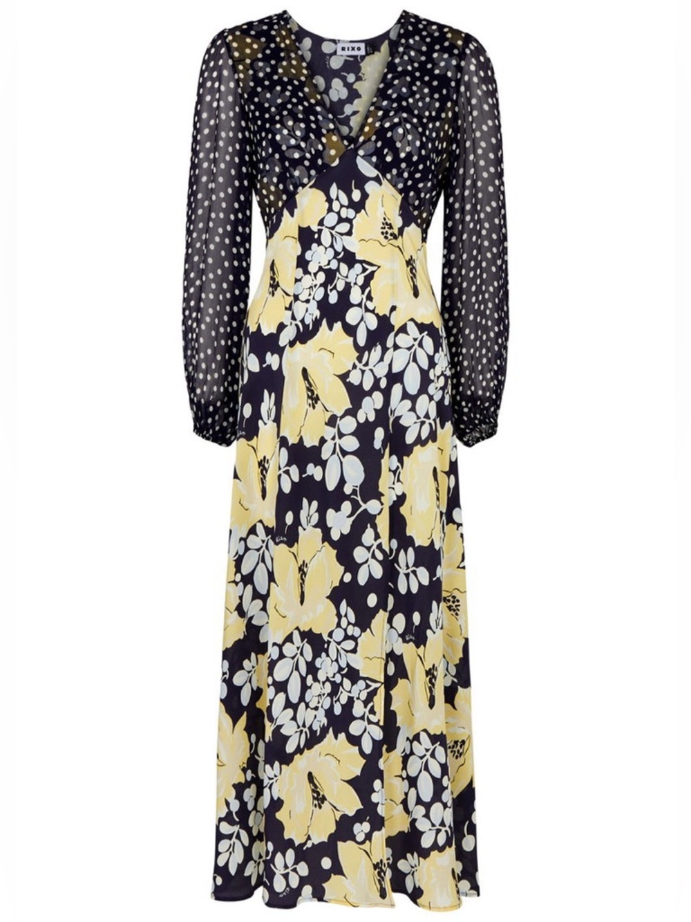 NWOT - Rixo Melanie Silk Dress - Picture 4 of 8